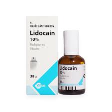 Thuốc phun mù Lidocain 10% gây tê bề mặt trước khi tiêm thuốc tê